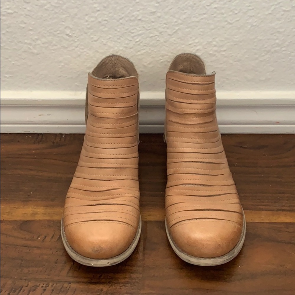 *Real* Leather Booties